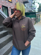 Load image into Gallery viewer, &quot;Be the Glow&quot; Hoodie - CHOCOLATE (Yellow/Brown)
