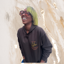 Load image into Gallery viewer, &quot;Be the Glow&quot; Hoodie - CHOCOLATE (Yellow/Brown)
